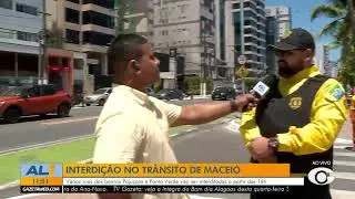 Festa de Réveillon altera trânsito e interdita ruas na orla de Maceió - 31/12/25