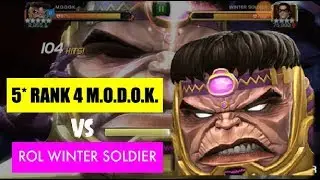 5 Star (Rank 4) MODOK vs ROL Winter Soldier, MCOC