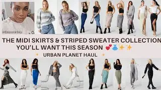 The Midi Skirts & Striped Sweater Collection You&rsquo;ll Want This Season 💕👗✨ | Urban Planet Haul