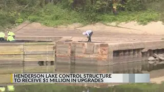 Henderson Lake control structure to receive $1 million in major upgrades