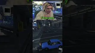 xQc crashes into Uberhaxornova in his first hour of GTA RP #xqc #uberhaxornova #gtarp #nopixel #gta