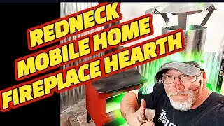MOBILE HOME FIREPLACE HEARTH FOR $26.00 - DIY - CHEAP - AFFORDABLE