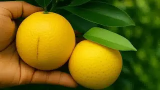 ASMR Walking in an Orange Orchard | Natural Ambience & Relaxing Nature Sounds