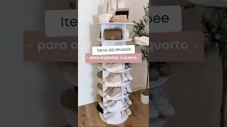 Organize seu quarto com a Shopee 💖 #Organiza&ccedil;&atilde;o #Shopee #DicasDeOrganiza&ccedil;&atilde;o #CasaArrumada