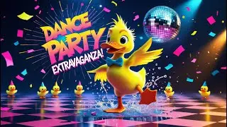 Quack Attack Dance 🦆💃 | Epic 3D Cartoon Duck Party Song for Kids & Family Fun