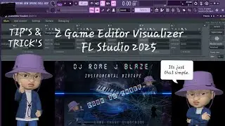   Z Game Editor Visualizer | How to make music videos for your beats using FL Studio 25.