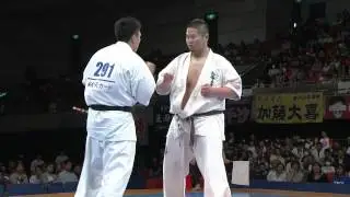 【JFKO】第2回全日本フルコンタクト空手道選手権大会　男子重量級　決勝　落合光星　対　山本和也