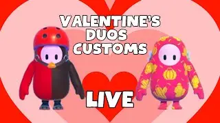 FALL GUYS VALENTINE'S DUOS CUSTOMS featuring MISSHIBA (@Misshiba333) LIVE