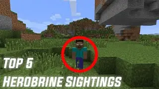 5 CREEPIEST Herobrine Sightings In Minecraft 2020 - (1.16.2)