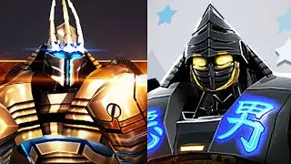REAL STEEL WRB Cardinal Chaos VS Noisy Boy & Sarge & Tackle & Shogun & Axelrod & Midas & Aquabot