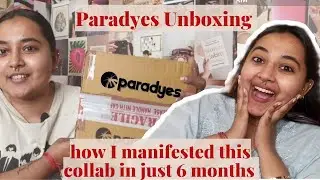 paradyes unboxing+how I manifested this collab in just 6 months!