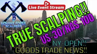 HOW TO TRADE/SCALP US-30/NAS-100 - GOOD TRADE BALANCE NEWS, Live Trading & NY OPEN /Market Analysis.