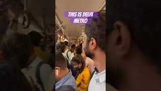 Delhi Metro! #metrolife #delhimetro #struggle #chaos #rushhour #corporatelife #hardwork #music #new
