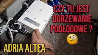 Adria Altea 547PK. Czy tu jest ogrzewanie podłogowe? 🧐 Underfloor heating in a caravan.