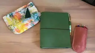 October 2020 Bible Devotion Setup flip through in my A5 Traveler's Notebook