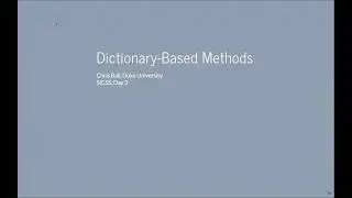 SICSS 2017 - Dictionary-Based Text Analysis (Day 3. June 21, 2017)