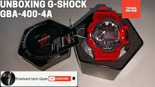 UNBOXING G-Shock GBA-400-4A ❤️G-MIX IN RED COLOUR