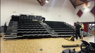 SECONDHAND RETRACTABLE SEATING SYSTEM