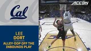 Lee Dort With The Slam Off The Cal Inbounds Play