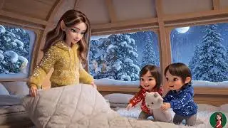 Peaceful Snow Camping Life with Kids ❄️ Trailer Van Life & Cooking | Studio Ghibli Vibes