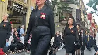 Clavariesas Procesión Virgen de los desamparados Valencia 2024