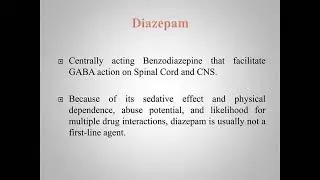 Muscle relaxants and spasmolytic drugs