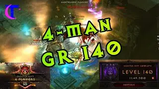 Diablo III Season 21 - 4man Greater Rift 140