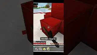 Minecraft Bedwars But I Can,t use weopen || #ytshorts #pvpmontage #pvp