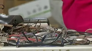 This is what happens to donated glasses