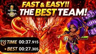 Drag&atilde;o Abismo HARD SPEED TEAM com Deborah! Summoners War (ATUALIZADO 2025)