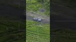 An armored combat vehicle belonging to the Ukrainian Armed Forces was targeted #russia #ukraine