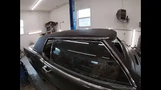 1970 lincoln Mark 3 part 18. Roof rail trim installation.