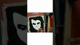 Joker painting#short# poster colour #painting#