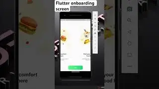 Flutter onboarding screen - Food App #shorts #flutter #onboarding