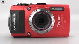 Olympus Tough TG-3 Red 3D model by 3DModels.org