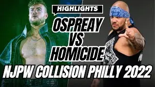 Fan Cam Highlights: Will Ospreay vs Homicide | NJPW STRONG Collision 2022 | 2300 Arena