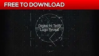 Digital Hi Tech Logo Reveal | After Effects Template | Free Download