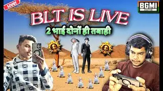 Full Rush Gameplay/ Conqueror Push live / bgmi india #bgmi blt is live bgmi live streaming #pubglive