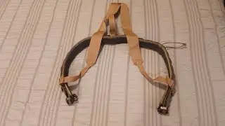 USMC War Belt Suspenders Newest Gen Coyote Video Review