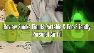 Review Smoke Fiends Portable & Eco-Friendly Personal Air Filter | Discreet HEPA & Carbon Filtration