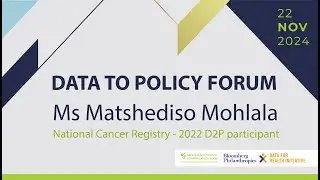 Driving Change with Ms Mathediso Mohlala: HPV Vaccine Success from Data to Policy Forum