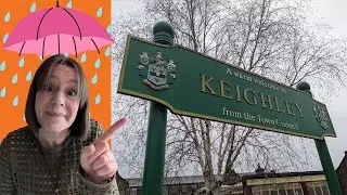 Кейгли на поезде под дождем - благотворительный магазин в Великобритании.