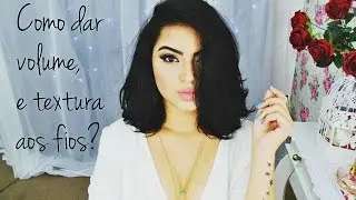 Como ESCOVAR, MODELAR e dar VOLUME aos cabelos?! #tarciasuelem