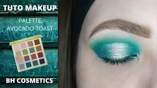 BH Cosmetics Palette Avocado Toast |  Eye Makeup Tutorial | Halo Eye Vert | Green Tones Halo Eye