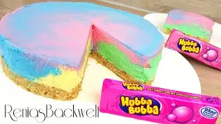 Der Wahnsinn! Megabunte HUBBA BUBBA Torte für Kinder ohne backen