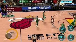 Boston vs miam I like the new update 2k mobile￼🔥💯💎❗️🏆🤑