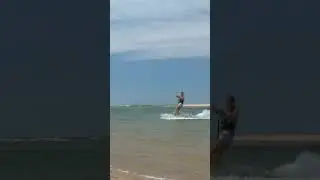 Kitesurf &Icirc;les de la Madeleine 15 sec vertical