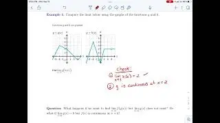 1.11 limits of composite functions video 1
