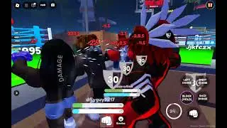 starting a fight with everyone (roblox boxing beta) #shorts
