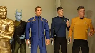 STAR TREK EXO-6  High-End-Actionfiguren